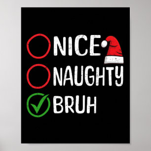 クリスマスいけなニースブルクリスマスクリスマスリストSa ポスター