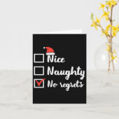 クリスマスいけなニース後悔なしおもしろいクリスマス一覧 カード (黄色い花)