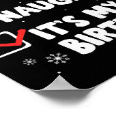 クリスマスいけなニース私の誕生日クリスマスパーティー ポスター (角)