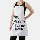クリスマスいけなリストのサンタを試してみた エプロン (インサイチュ)