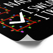 クリスマスいけなリストのサンタを試してみた ポスター (角)