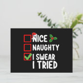 クリスマスいけなリストを試してみた 招待状 (スタンド正面)