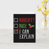 クリスマスいけなリストを説明できおもしろいるいい カード (黄色い花)