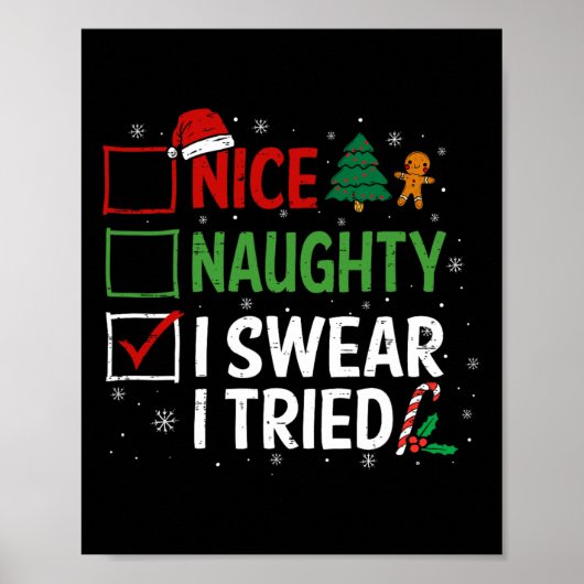 クリスマスいけなリストクリスマスSを試してみた ポスター (正面)