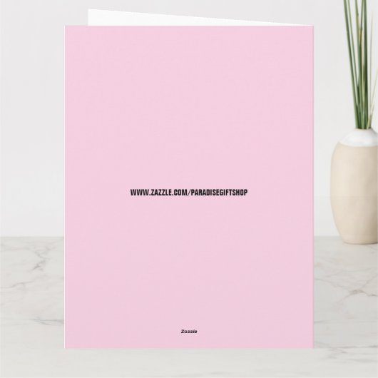 クリスマスいけなロマンチック挨拶カード サンキューカード (裏面)