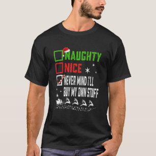 クリスマスいけな・ニース私は自分の買ことを気にしない Tシャツ
