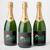 クリスマスおじさん スパークリングワインラベル (ボトル)