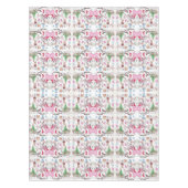 クリスマスおとぎ話の手のパタ絵を描ーン テーブルクロス (正面)