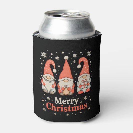 クリスマスおとせ Gnome クリスマス ホリデー シーズン 缶クーラー (缶正面)