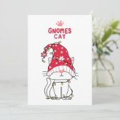 クリスマスおとぼけ猫 シーズンカード (スタンド正面)