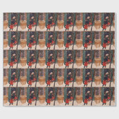 クリスマスおばあちゃんの家 ラッピングペーパー (フラット)