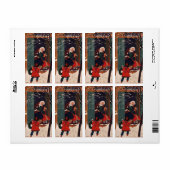 クリスマスおばあちゃんの家 ラベル (フルシート)