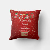 クリスマスおばあちゃん クッション (裏面)