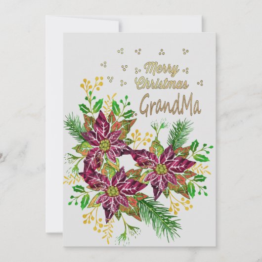 クリスマスおばあちゃん シーズンカード (正面)