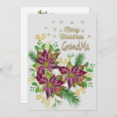 クリスマスおばあちゃん シーズンカード (正面/裏面)