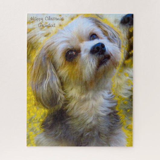 クリスマスおばあちゃん。 ジグソーパズル (縦)