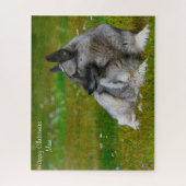 クリスマスおばさん。 ジグソーパズル (縦)