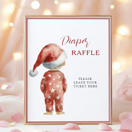 クリスマスおむつくじ サンタベイビーシャワー ポスター