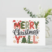 クリスマスおめでとうございます！みんなで楽しむ南部のホリデーシーズン シーズンカード (スタンド正面)