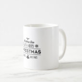 クリスマスおめでとうございます コーヒーマグカップ (正面右)