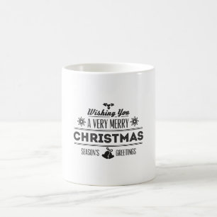 クリスマスおめでとうございます コーヒーマグカップ