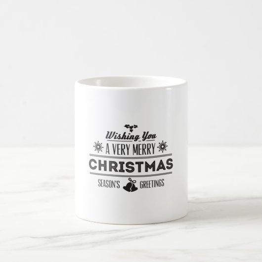 クリスマスおめでとうございます コーヒーマグカップ (中央)