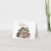 クリスマスおめでとうございます、ノームさんたち カード (正面)