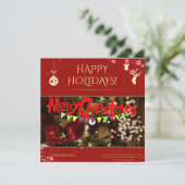 クリスマスおめでとうございます 招待状 (スタンド正面)