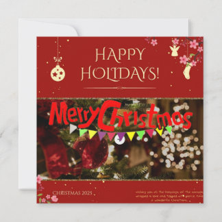 クリスマスおめでとうございます！ 招待状