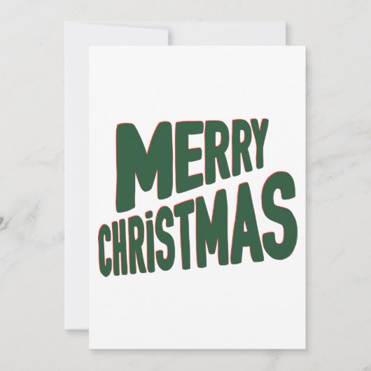 クリスマスおめでとうございます 招待状 (正面)