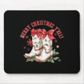 クリスマスおめでとうぜよ!カウガールよ! マウスパッド (正面)