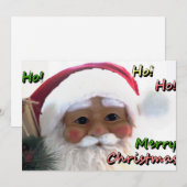 クリスマスおめでとうサンタクロース シーズンカード (正面/裏面)