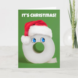 クリスマスおめでとうトイレットペーパー シーズンカード