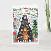 クリスマスおめでとうメリークリスマスカード シーズンカード (正面)