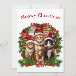 クリスマスおめでとう動物たち シーズンカード