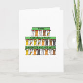 クリスマスおめでとう娘と妻。 シーズンカード (正面)