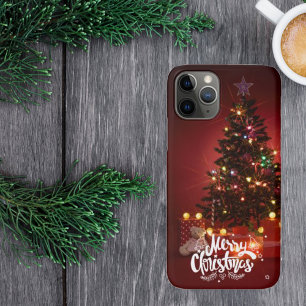 クリスマスおめでとう赤クリスマスツリー iPhone 11 PROケース