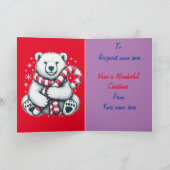 クリスマスおめでとう12 カード (内部)