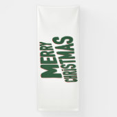 クリスマスおめでとう4x10ビニールバナー 横断幕 (縦)