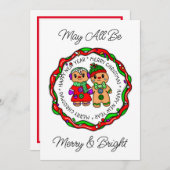 クリスマスおめでとう | あけましておめでとう | クッキーおじさん シーズンカード (正面/裏面)