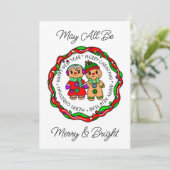 クリスマスおめでとう | あけましておめでとう | クッキーおじさん シーズンカード (スタンド正面)