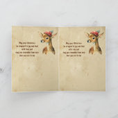 クリスマスおめでとう　とても愛しい友よ カード (内部)