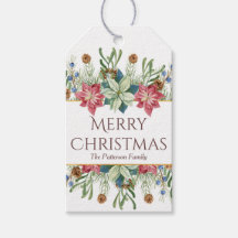 クリスマスおめでとう ウォーターカラー冬の花の名前