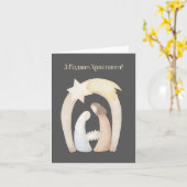 クリスマスおめでとう！ウクライナのクリスマスカード カード (黄色い花)