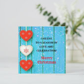 「クリスマスおめでとう」オリジナル ポストカード (スタンド正面)