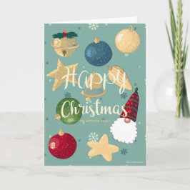 クリスマスおめでとう。カスタマイズ可能 シーズンカード