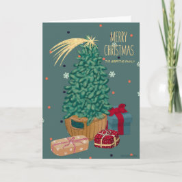 クリスマスおめでとう。カスタマイズ可能 シーズンカード