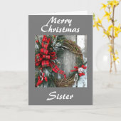 クリスマスおめでとう。 カード (黄色い花)