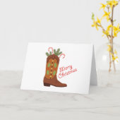 クリスマスおめでとう カード (黄色い花)