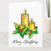 クリスマスおめでとう カード (正面)